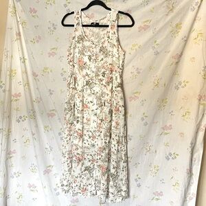 Frye floral button dress